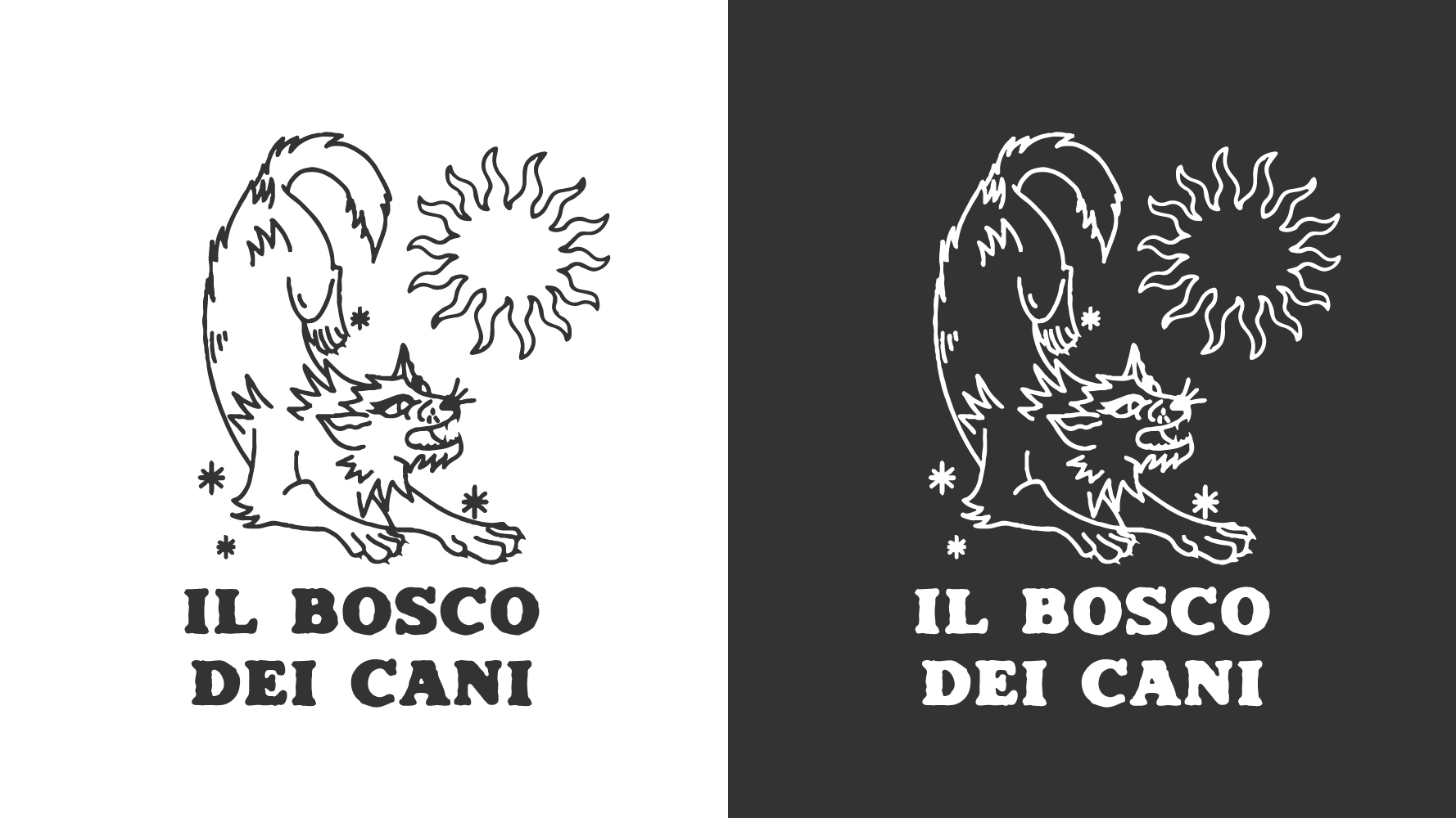 Bosco Dei Cani brand identity