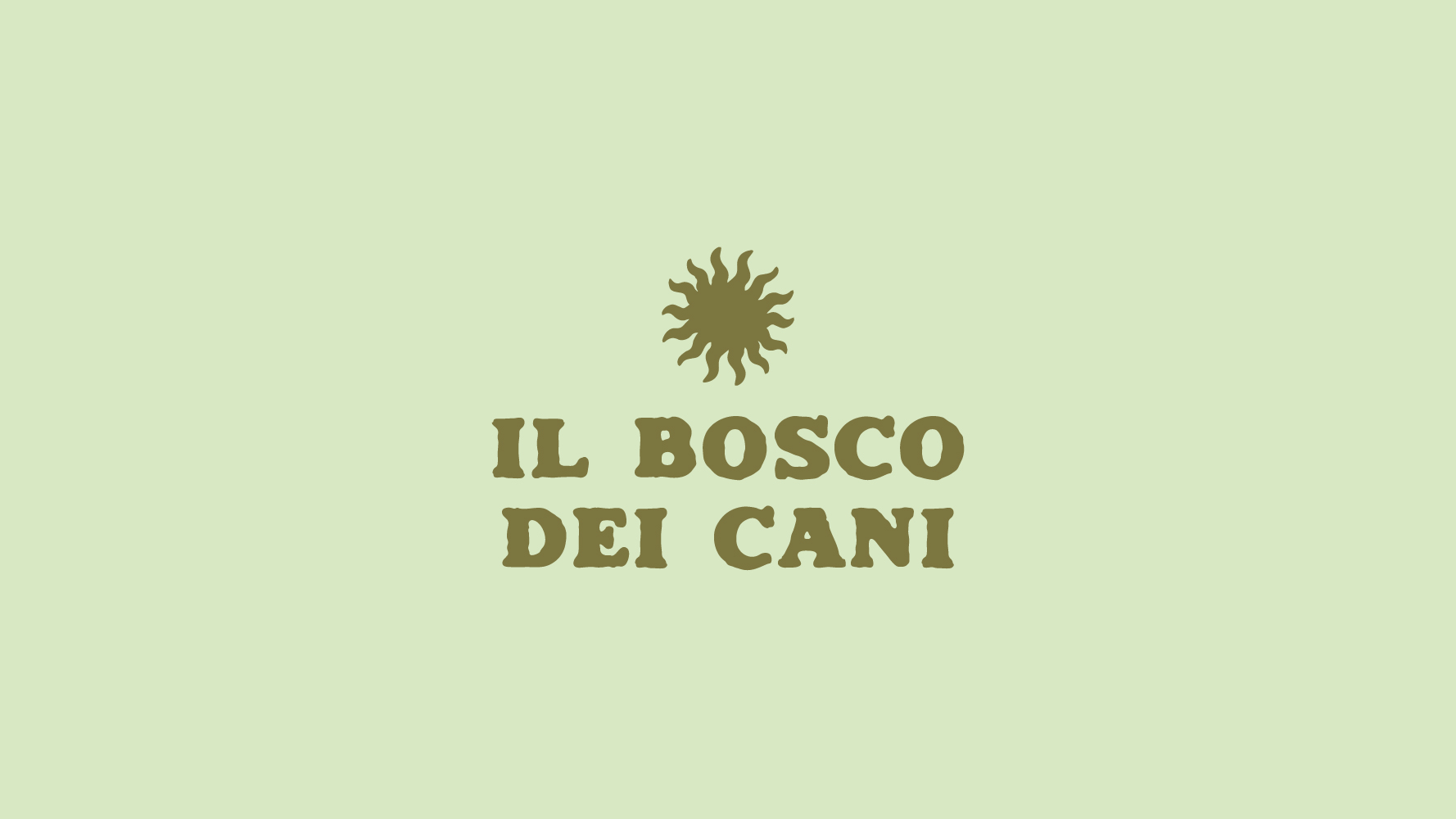 Bosco Dei Cani brand identity